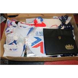 LARGE BOX WITH ALL 1978 COMMONWEALTH SOUVENIRS