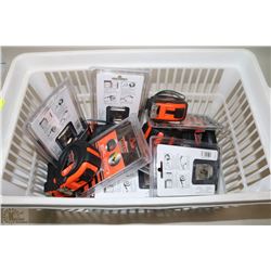 TOTE WITH NEW "TOTEM"  25' MEASURING TAPES