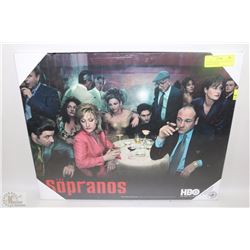 NEW SOPRANOS PICTURE PLAQUE FROM THE SOFARI