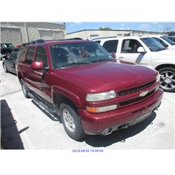 2005 - CHEVROLET SUBURBAN 1500