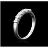 Image 3 : 18KT White Gold 0.40 ctw Diamond Ring