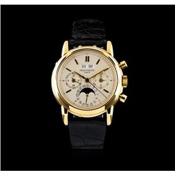 Patek Philippe 18KT Gold Perpetual Calendar Chronograph Men's Watch