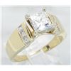 Image 3 : 1.30 ctw Diamond Ring - 14KT Yellow Gold