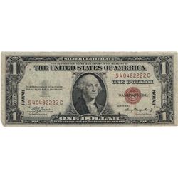 1935 $1 Hawaii Federal Reserve Note Currency