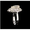 Image 4 : 14KT White Gold 4.69 ctw Diamond Ring