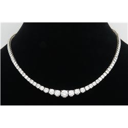 10.28 ctw Diamond Necklace - Platinum