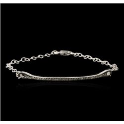 14KT White Gold 0.26 ctw Diamond Bracelet