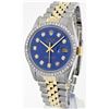 Image 1 : Rolex Two-Tone 1.30 ctw Diamond DateJust Men's Watch