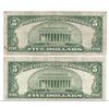 Image 2 : 1934 $5 Silver Certificate Currency Lot of 2