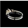 Image 3 : 0.74 ctw Diamond Ring - 18KT White Gold