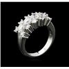 Image 3 : 14KT White Gold 1.54 ctw Diamond Ring