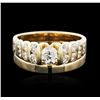 Image 2 : 14KT Yellow Gold 1.02 ctw Diamond Ring