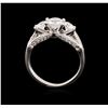 Image 3 : 14KT White Gold 1.33 ctw Diamond Ring