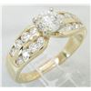 Image 3 : 1.38 ctw Diamond Ring - 14KT Yellow Gold