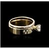 Image 3 : 14KT Yellow Gold 0.90 ctw Diamond Wedding Ring Set