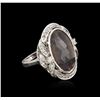 Image 1 : 14KT White Gold 16.31 ctw Ruby and Diamond Ring