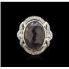 Image 2 : 14KT White Gold 16.31 ctw Ruby and Diamond Ring