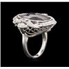 Image 3 : 14KT White Gold 16.31 ctw Ruby and Diamond Ring