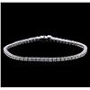 Image 1 : 14KT White Gold 2.37 ctw Diamond Bracelet