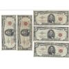 Image 1 : 1963 $5 Red Seal Bill Lot of 10