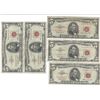 Image 3 : 1963 $5 Red Seal Bill Lot of 10