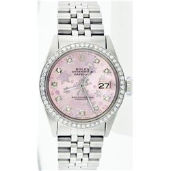 Rolex Stainless Steel 1.00 ctw Diamond DateJust Men's Watch
