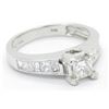 Image 2 : 1.00 ctw Diamond Ring - 14KT White Gold