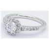 Image 4 : 0.82 ctw  Diamond Ring - 14KT White Gold