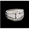 Image 1 : 3.10 ctw Diamond Ring - Platinum