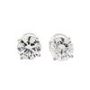 Image 1 : 1.40 ctw Diamond Stud Earrings - 14KT White Gold