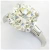 Image 6 : 5.70 ctw Diamond Ring - Platinum