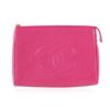 Image 1 : Chanel Pink Leather Zippered Handbag