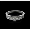 Image 1 : 14KT White Gold 0.50 ctw Diamond Ring