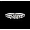 Image 1 : 0.50 ctw Diamond Ring - 14KT White Gold