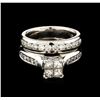 Image 2 : 1.25 ctw Diamond Ring - 14KT White Gold