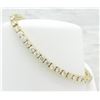 Image 1 : 6.98 ctw Diamond Bracelet - 14KT Yellow Gold