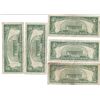 Image 2 : 1963 $5 Red Seal Bill Lot of 5