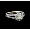 Image 1 : 1.01 ctw Diamond Ring - 14KT White Gold