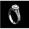 Image 4 : 1.01 ctw Diamond Ring - 14KT White Gold