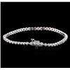 Image 2 : 1.15 ctw Diamond Tennis Bracelet - 14KT White Gold