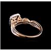 Image 3 : 0.83 ctw Diamond Ring - 14KT Rose and White Gold