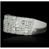 Image 1 : 14KT White Gold 1.29 ctw Diamond Ring