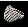 Image 1 : 14KT White Gold 1.82 ctw Diamond Ring