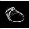 Image 3 : 5.28 ctw Tanzanite and Diamond Ring - 14KT White Gold