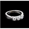 Image 1 : 1.04 ctw Diamond Ring - 14KT White Gold