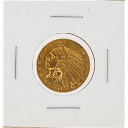 1911 $5 XF Indian Head Half Eagle Gold Coin