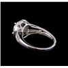 Image 3 : 0.57 ctw Diamond Ring - 14KT White Gold