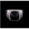 Image 2 : Fred of Paris Pain De Sucre Blue Topaz and Diamond Ring - 18KT White Gold