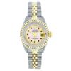 Image 1 : Rolex Two-Tone 1.00 ctw Diamond and Ruby DateJust Ladies Watch