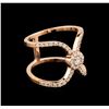 Image 1 : 0.54 ctw Diamond Ring - 14KT Rose Gold